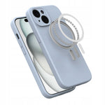 Spacecase Silicone Mag iPhone 15 baby blue