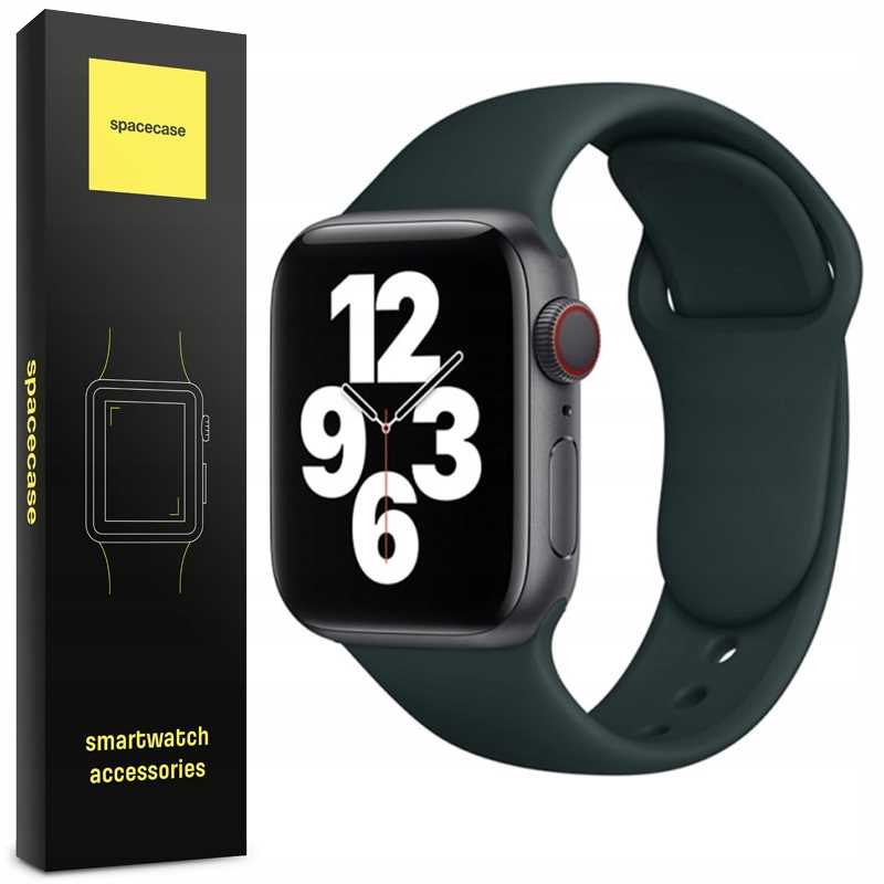 Spacecase Silicone Band AW 42/44/45 dark green
