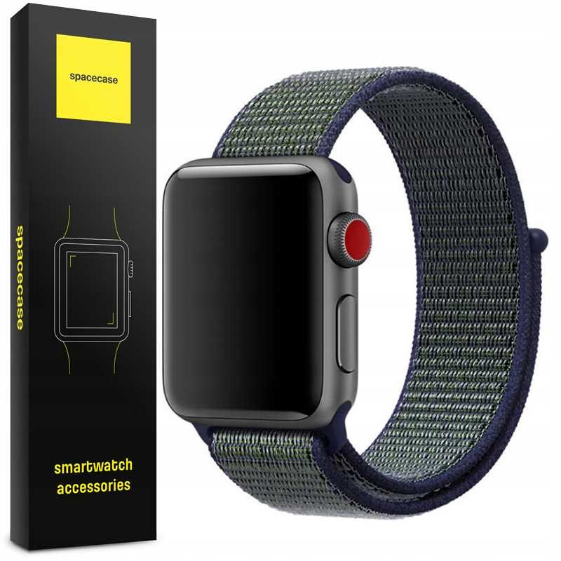 Spacecase Nylon Strap AW 38/40/41 navy blue/green