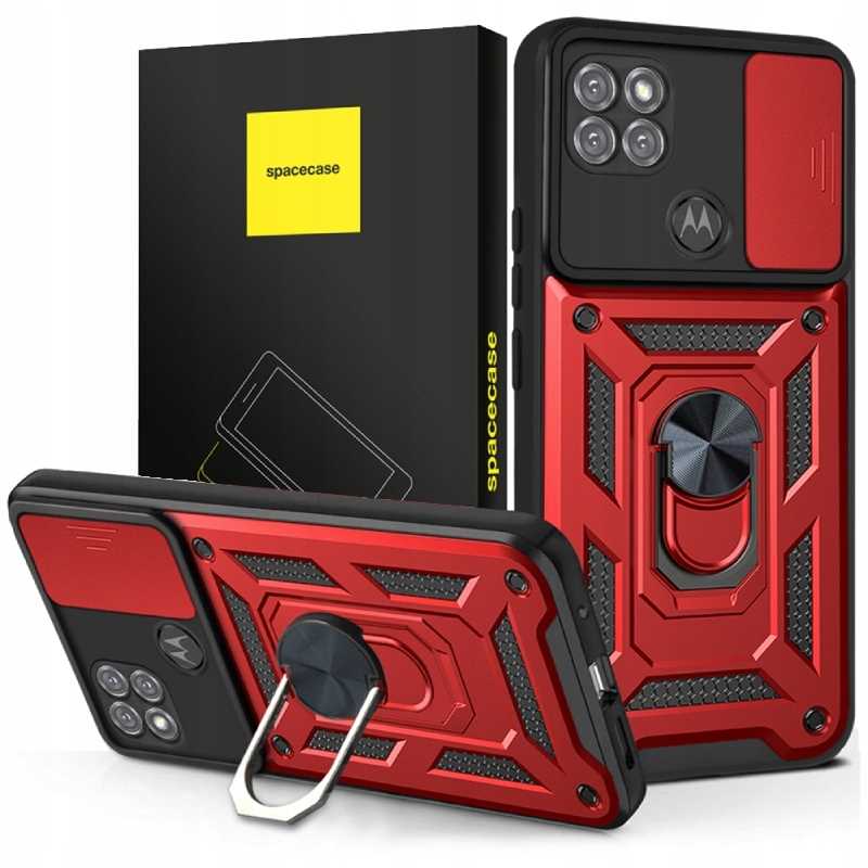 Spacecase Camring Moto G9 Power red