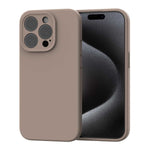 Spacecase Silicone Mag iPhone 15 Pro brown