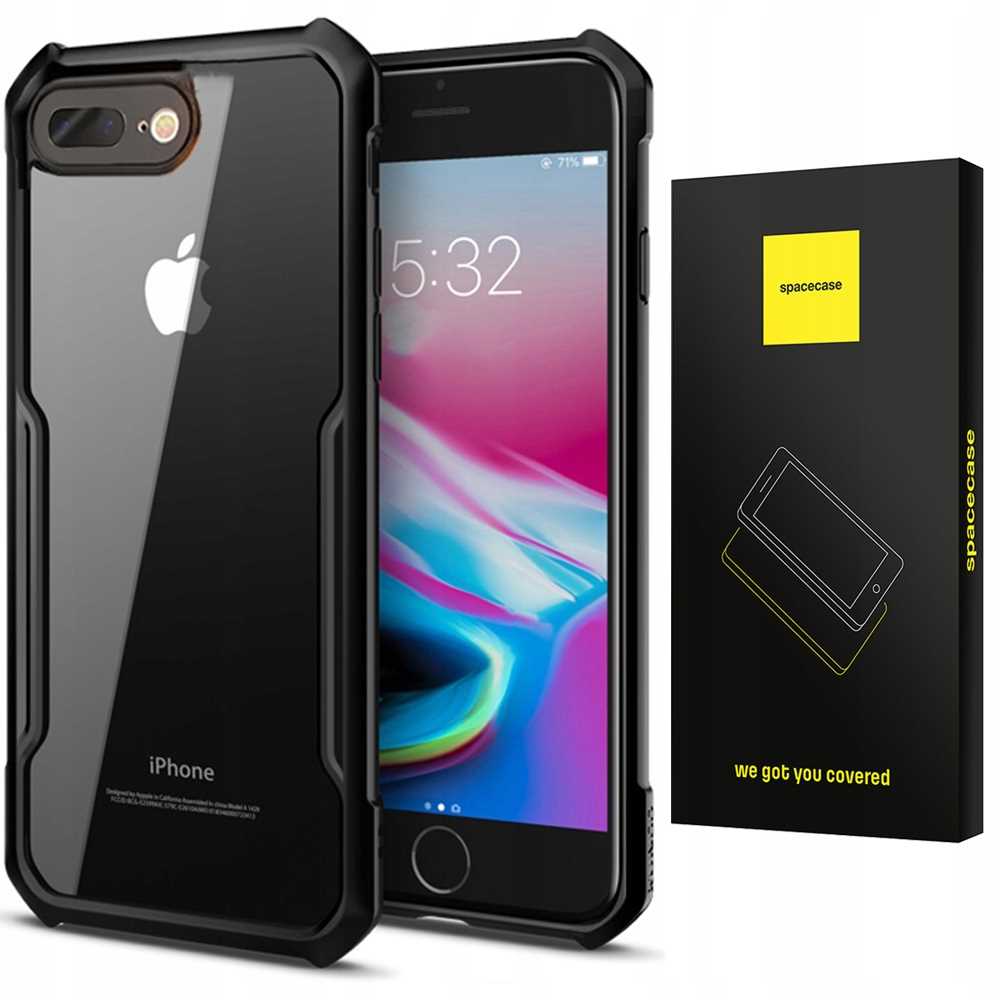 Spacecase Beetle iPhone 7/8 Plus czarny