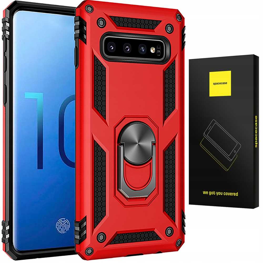Spacecase Ring NX Galaxy S10+ czerwony