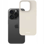 Spacecase Silicone Case iPhone 15 Pro bone