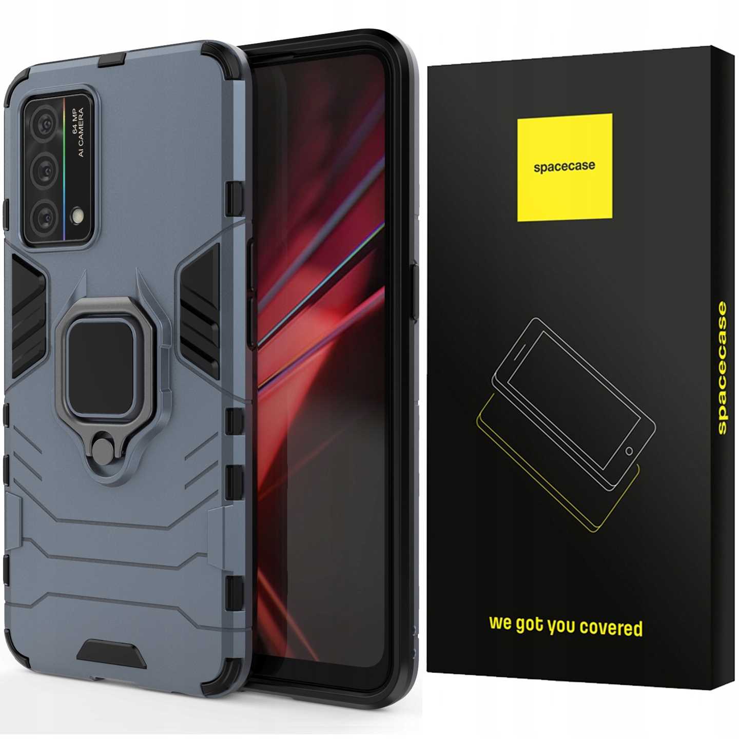 Spacecase X-Ring Realme GT Master Edition niebiesk