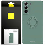 Spacecase Silicone Ring Galaxy S21 FE dark green