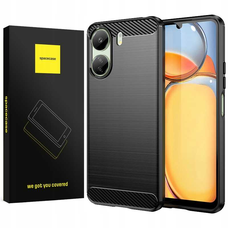 Spacecase Carbon Poco C65/Redmi 13C 4G black