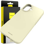 Spacecase Silicone Case iPhone 16 bone
