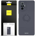 Spacecase Silicone Ring Redmi Note 10 Pro black