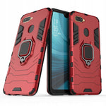Spacecase X-Ring Oppo A12 czerwony