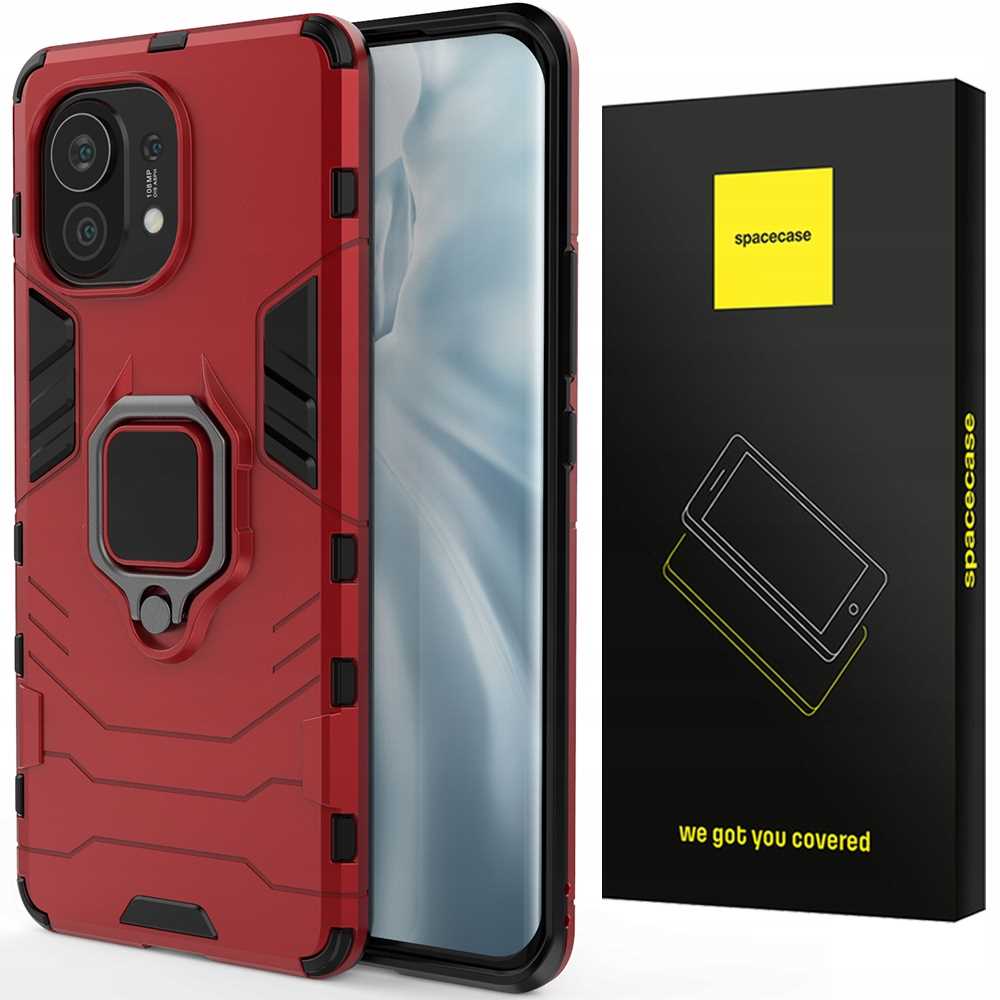 Spacecase X-Ring Mi 11 czerwony