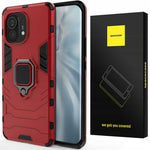 Spacecase X-Ring Mi 11 czerwony