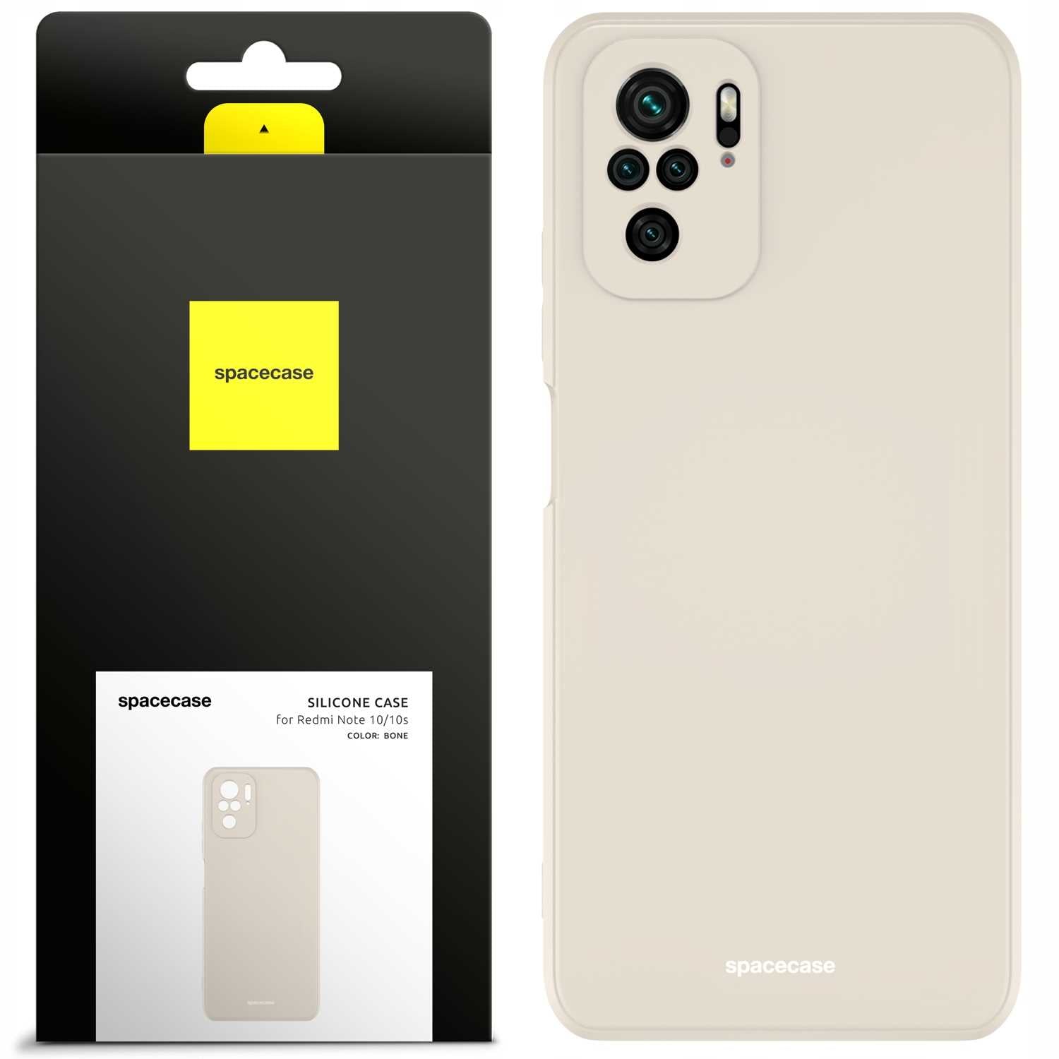 Spacecase Silicone Case Redmi Note 10/10s bone