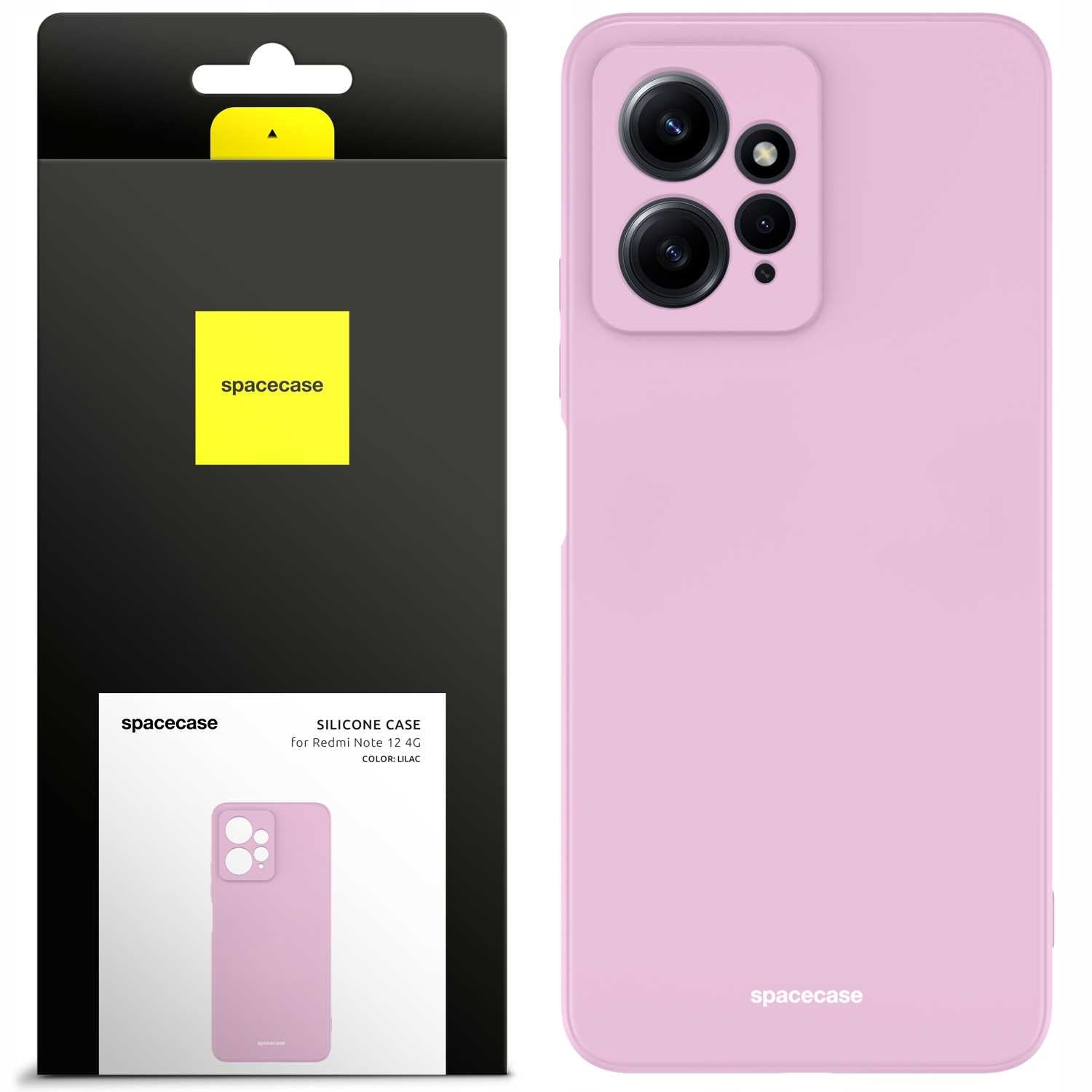 Spacecase Silicone Case Redmi Note 12 4G lilac