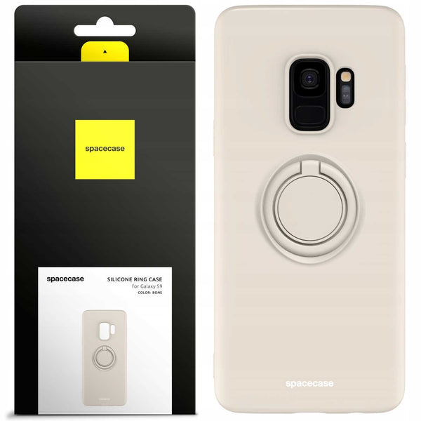 Spacecase Silicone Ring Galaxy S9 bone