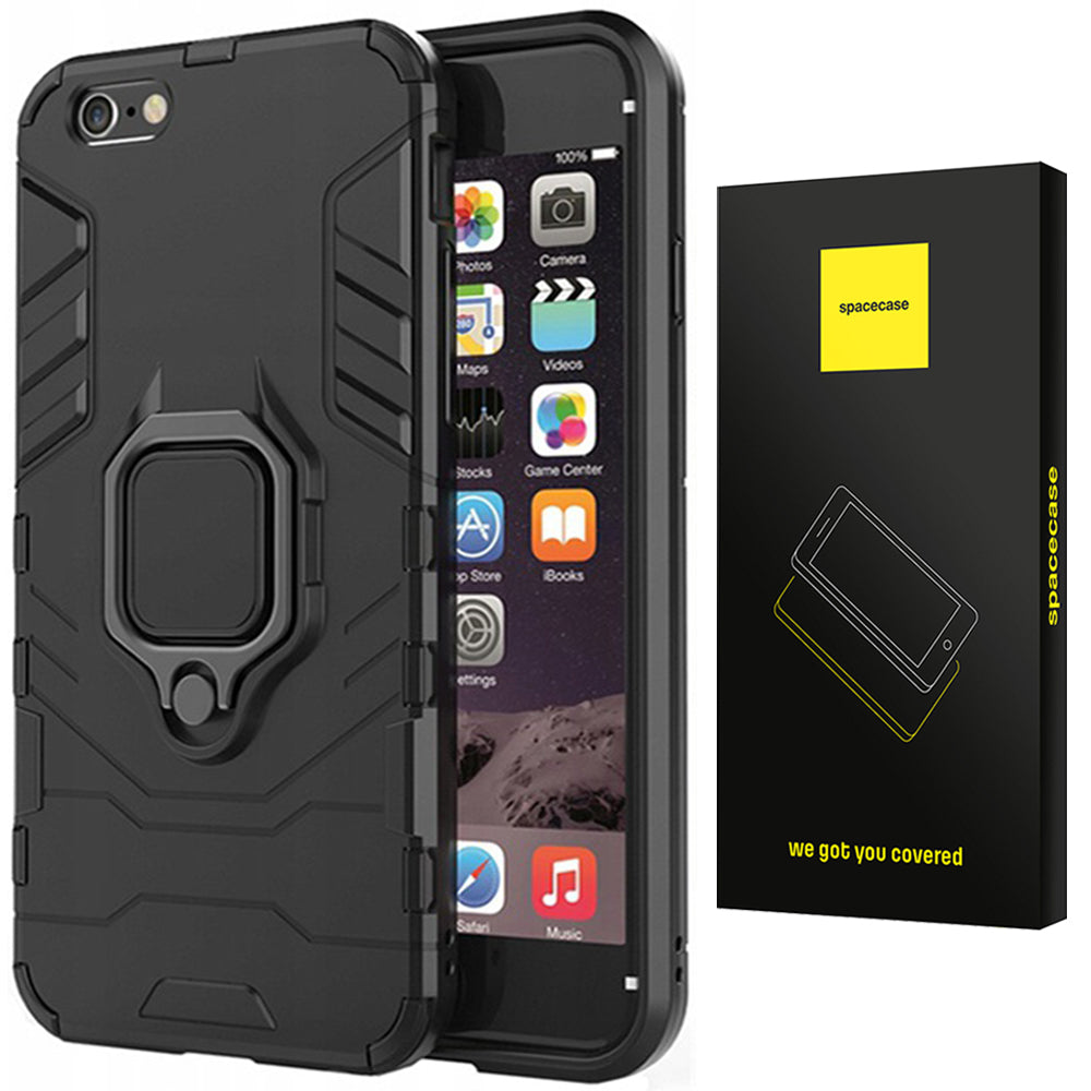 Spacecase X-Ring iPhone 6/6s Plus czarny