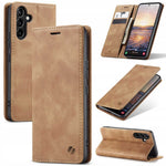 Spacecase Wallet Galaxy A54 5G light brown