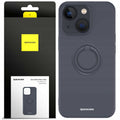 Spacecase Silicone Ring iPhone 13 black