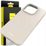 Spacecase Silicone Case iPhone 15 Pro bone