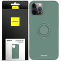 Spacecase Silicone Ring iPhone 12 Pro Max dark green