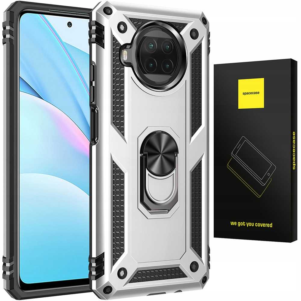 Spacecase Ring NX Mi 10T Lite srebrny
