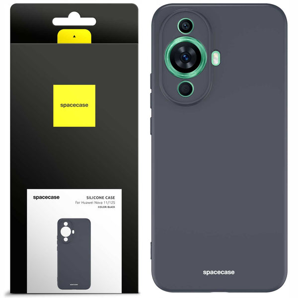Spacecase Silicone Case Huawei Nova 11/12S black