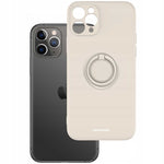 Spacecase Silicone Ring iPhone 11 Pro Max bone