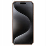 Spacecase Silicone Mag iPhone 15 Pro Max brown