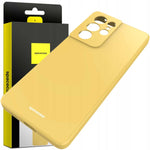 Spacecase Silicone Case Galaxy S21 Ultra yellow
