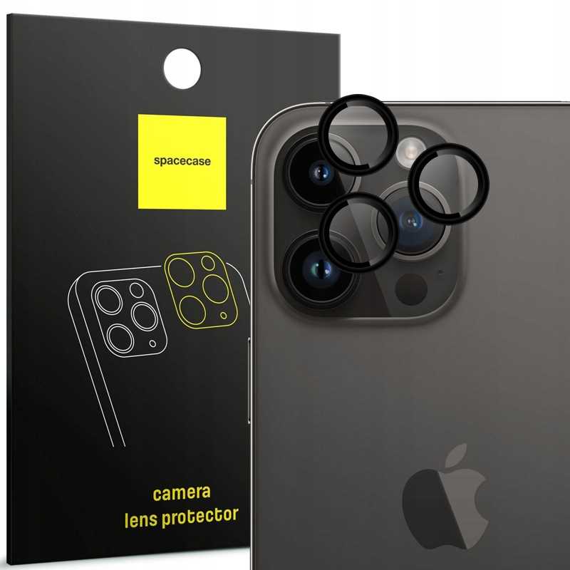 Spacecase Camera Ring iPhone 15 Pro / Pro Max black