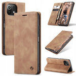 Spacecase Wallet Mi 11 Lite/5G NE light brown