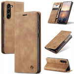 Spacecase Wallet Galaxy S23 light brown