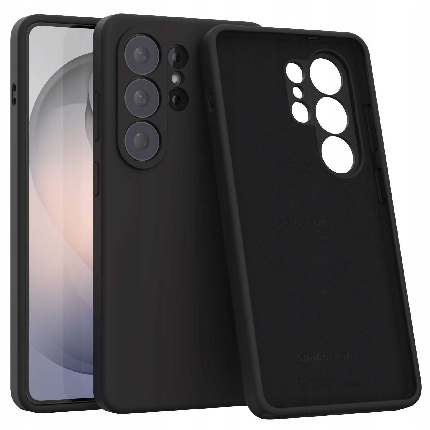 Spacecase Silicone Mag Galaxy S26 Ultra black