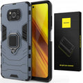 Spacecase X-Ring Poco X3 NFC/Pro niebieski