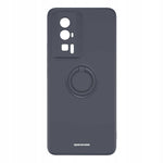 Spacecase Silicone Ring Poco F5 Pro black
