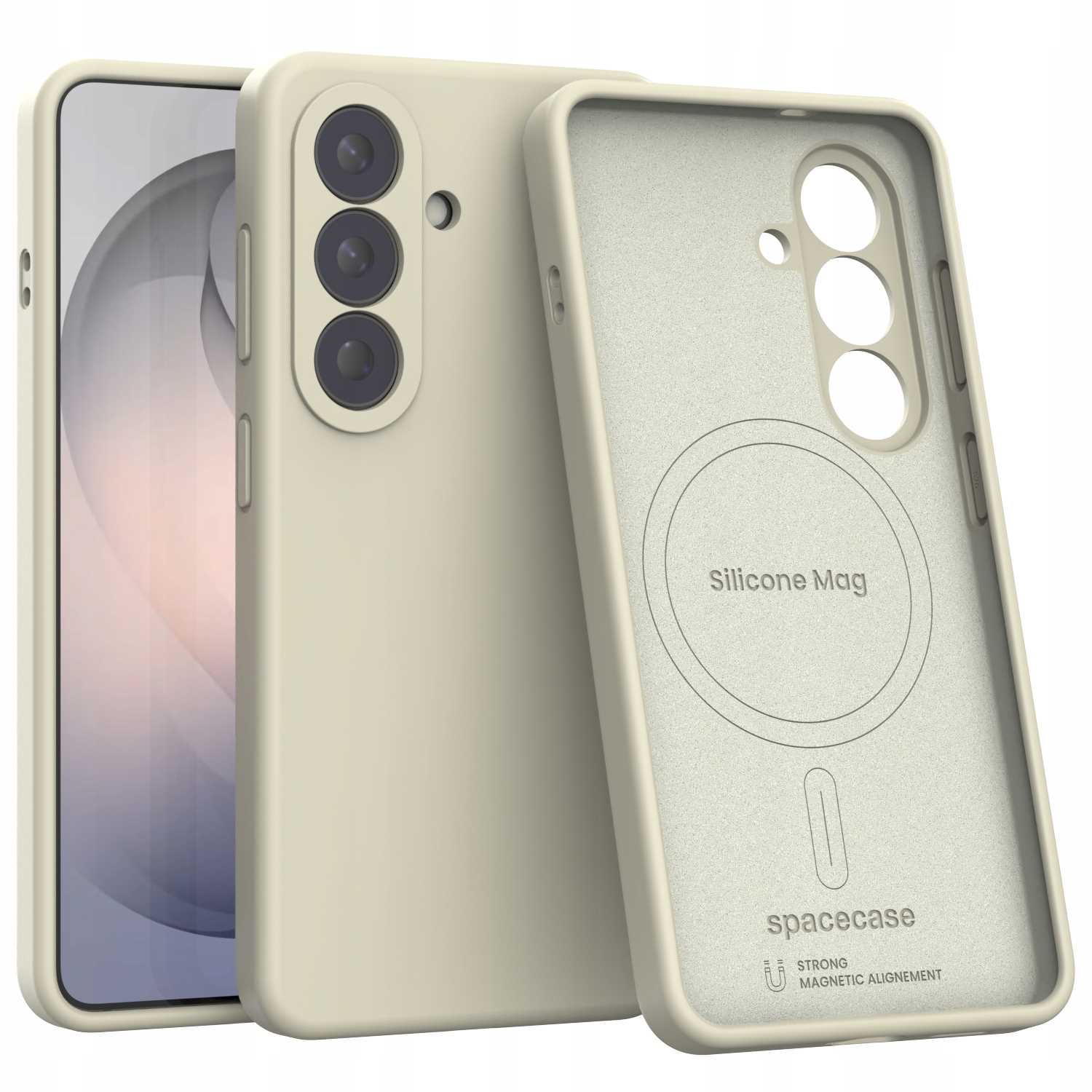Spacecase Silicone Mag Galaxy S26 beige