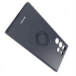 Spacecase Silicone Ring Galaxy S22 Ultra black