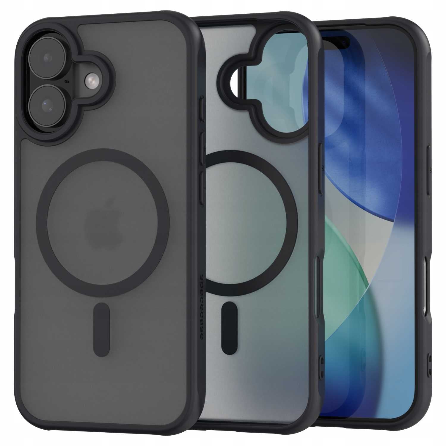 Spacecase Hybrid Mag iPhone 17 black