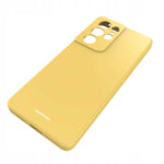 Spacecase Silicone Case Galaxy S21 Ultra yellow