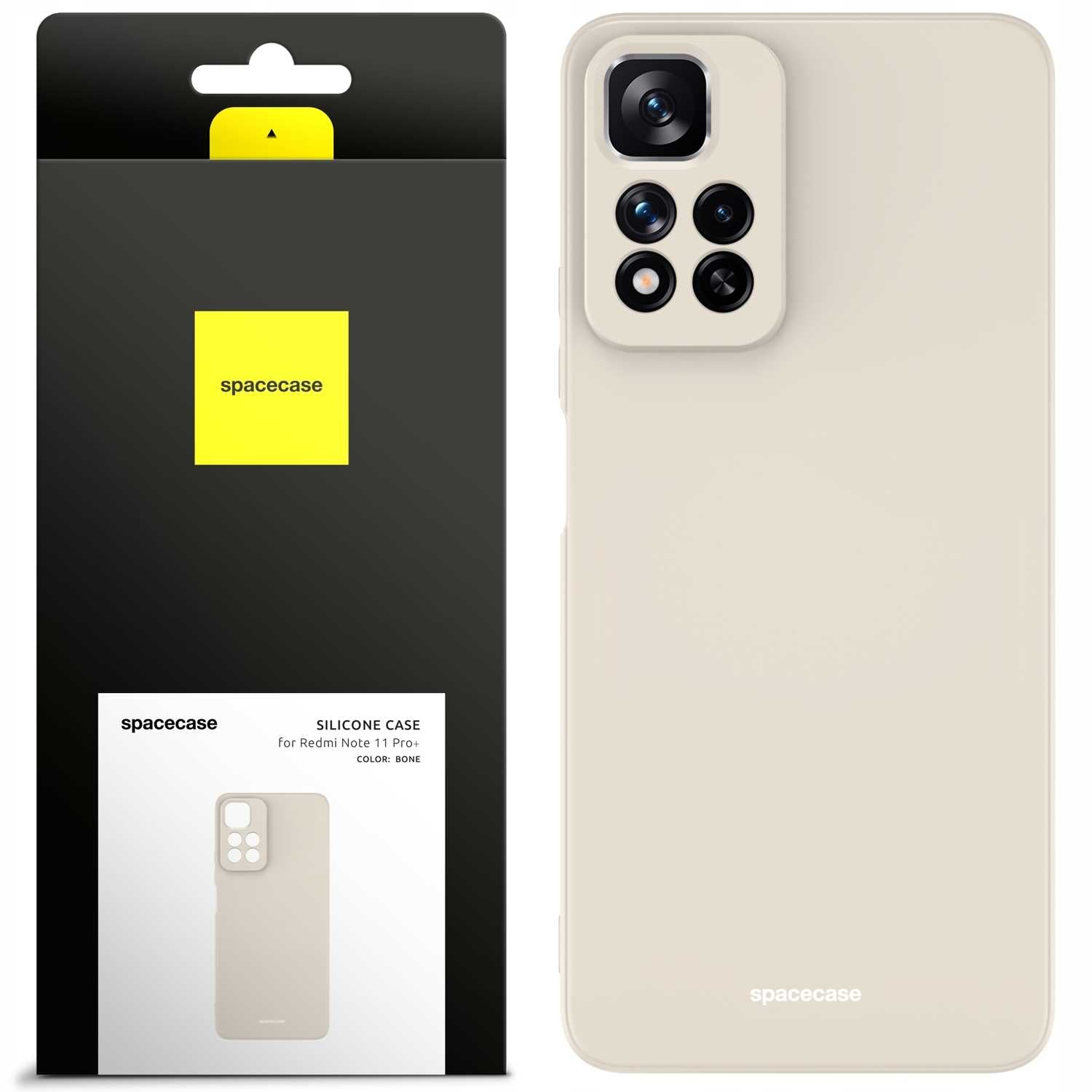 Spacecase Silicone Case Redmi Note 11 Pro+ bone