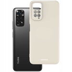 Spacecase Silicone Case Redmi Note 11/11s bone
