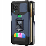 Spacecase Task Galaxy A12 niebieski