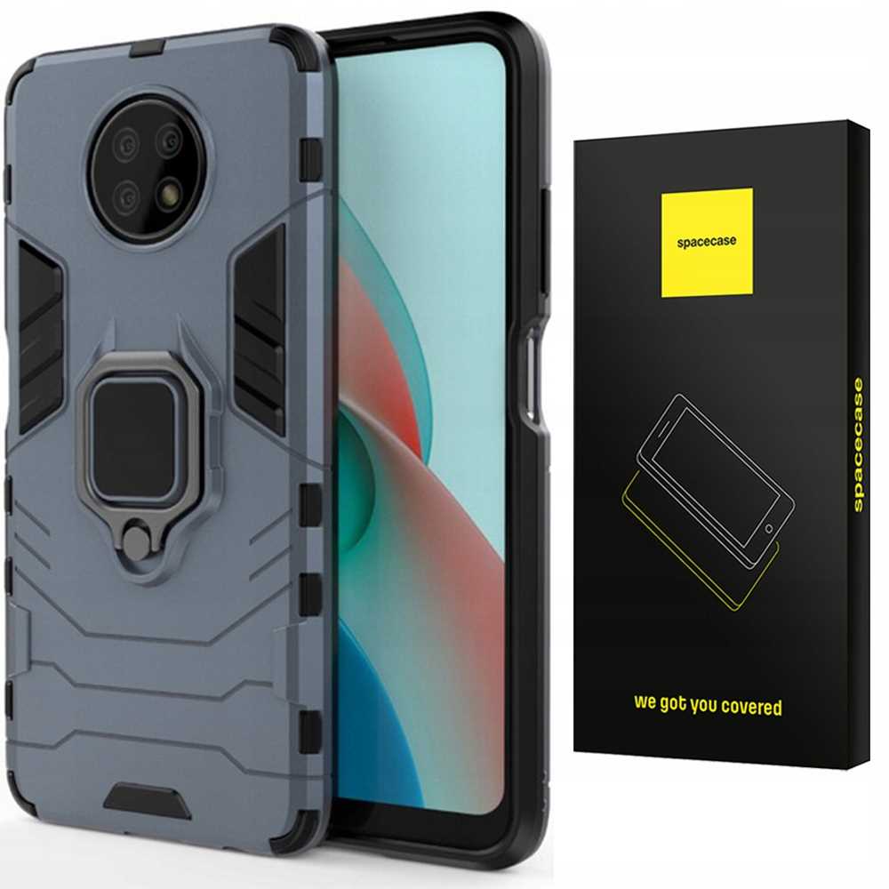 Spacecase X-Ring Redmi Note 9T 5G niebieski
