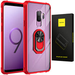 Spacecase AirRing Galaxy S9+ czerwony