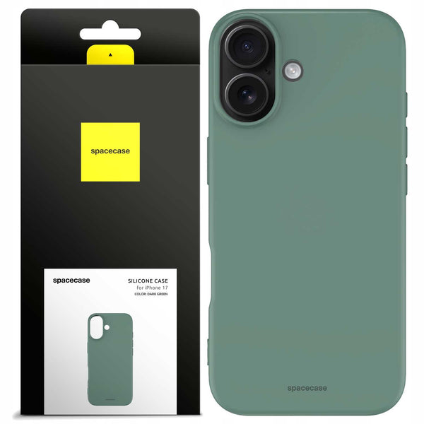 Spacecase Silicone Case 3.0 iPhone 17 dark green