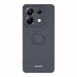 Spacecase Silicone Ring Poco X6 / RM Note 13 Pro 5G black
