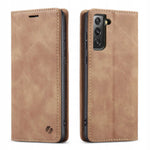 Spacecase Wallet Galaxy S21 light brown