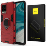 Spacecase X-Ring Realme 8/8 Pro czerwony
