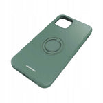 Spacecase Silicone Ring iPhone 12/12 Pro dark green