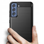 Spacecase Carbon Galaxy S21 FE czarny